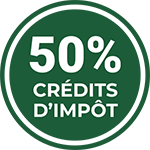 50% Crédits d'impôt - Paysages & Environnement